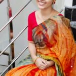 Nanditha Jennifer Instagram - Rocking traditional fashion with a smile.😊 . . #beautiful #sareelover #simple #look #smile #nomakeup #instagram #instagood #thankyou #jesus