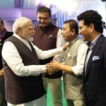 Narendra Modi Instagram - Varanasi will get a 🏏 stadium. Laid the foundation stone for this project. Also interacted with eminent sports personalities.