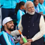 Narendra Modi Instagram - With our Asian Para Games athletes. India is very proud!