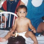 Natalee Linez Instagram - 🎂 29 years later and we still love cake!! I thought our taste buds were suppose to change every seven years🤣 Oh man if that little baby knew what this life had in store for her! So grateful 🧡🖤🎂✨ Los Angeles, California