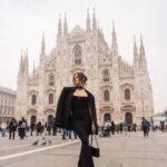 Natalie Negrotti Instagram - Duomo, Milan 🇮🇹🍝🖤