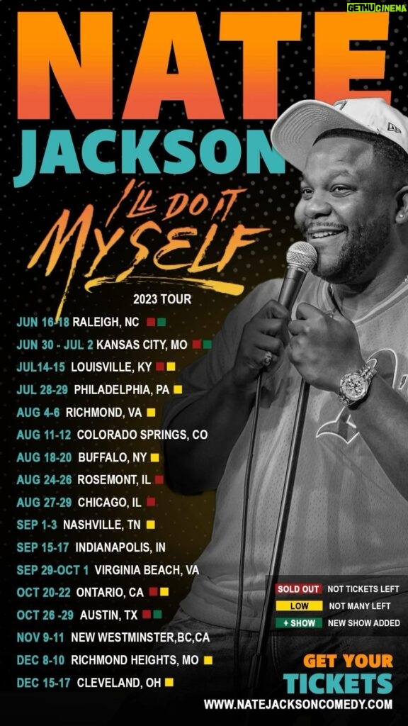 Nate Jackson Instagram - New tour date flyer 🔥