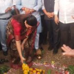 Navaneet Kaur Instagram - शिवसृष्टी विकास महाराष्ट्र शासन प्रादेशिक पर्यटन विकास योजना शिवटेकडी अमरावती भूमिपूजन सोहळा