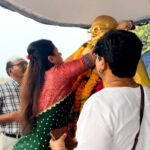Navaneet Kaur Instagram - आज डॉ बाबासाहेब आंबेडकर चौक अमरावती येथे संविधान दिन निमित्त डॉ बाबासाहेब आंबेडकर याना अभिवादन केले🙏