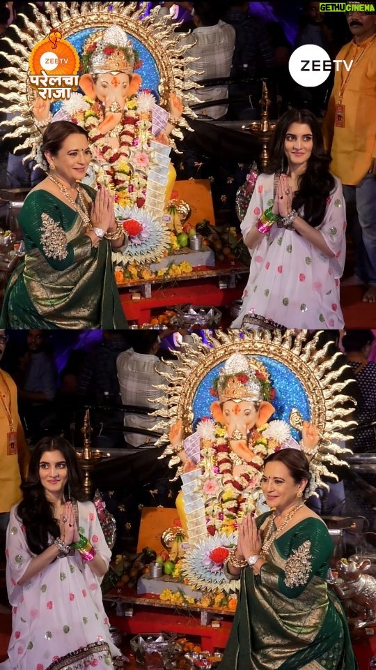 Navika Kotia Instagram - Iss saas-bahu ki jodi ne kiya ek saath #ZeeTVParelChaRaja ko naman! #ZeeTV @manasijoshiroy @navika_kotia @parelcharaja