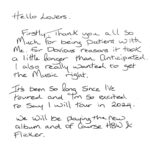 Niall Horan Instagram - I am beyond thrilled to announce The Show Live On Tour 2024 ! It’s been far too long and I can’t wait to see your beautiful faces. Tickets go on sale Friday, June 2 at 10am local. There are still a few more dates coming so if you don't see a show near you listed, stay tuned. Album pre-order and Citi/AAdvantage presale begins May 30 Newsletter presale begins May 31 TikTok presale begins June 1 Visit niallhoran.com for more details