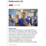 Niamh Algar Instagram - 🇮🇪 IRELAND you can finally watch Malpractice! Coming to your tv screens this Friday on Vigin Media One at 9pm. It’s a show I’m immensely proud to be of and opened my eyes to the pressures of the A&E public health sector. It was made by the most passionate, talented and caring group of filmmakers and I hope you take time to tune in to see how hard they worked in this show. 💙 🙏🏻🩺 Vigin Media One @ 9pm Fri #Malpractice Virgin Media Television