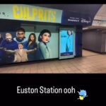 Niamh Algar Instagram - Look mum I’m on the tube!!!! 💥🥷💥🥷💥 #CULPRITS out today on @disneyplusuk Euston Station, London
