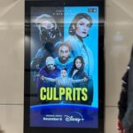 Niamh Algar Instagram - Look mum I’m on the tube!!!! 💥🥷💥🥷💥 #CULPRITS out today on @disneyplusuk Euston Station, London
