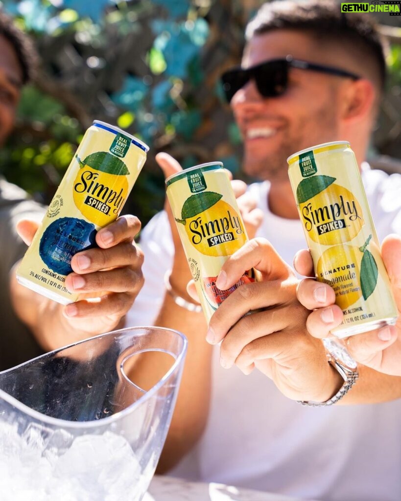 Nick Barrotta Instagram - can’t get enough of @drinksimplyspiked — we’re cracking a few open in honor of simply’s 21st birthday. go grab one and let’s celebrate! there’s nothing like a cold one on a hot summer day! 😎🎉 #itsgettingjuicy #partner The Ivy Kitchen & Bar