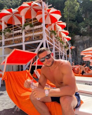 Nick Barrotta Instagram - resting beach face