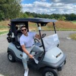 Nick Barrotta Instagram - first timer out on a golf course! it was ugly for the most part - but we’ll be back! 😂 what do you guys think of my swing?🏌🏻‍♂️#fore
