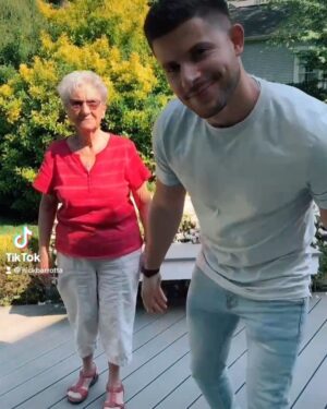 Nick Barrotta Instagram - 94 years old and we’re still rockin!! 👵🏼❤️😂 #tiktok #94yearsyoung