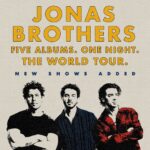 Nick Jonas Instagram - Here we go!! We are stoked to add more dates for THE TOUR in the US, Europe and making our way to Australia for the first time! For all North American shows you can now register for Verified Fan until July 31st at 10PM ET at jonasbrothers.com for your chance to purchase tickets.