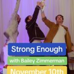 Nick Jonas Instagram - Nothing stronger than the power of friendship. Strong Enough with @bailey.zimmerman out November 10th 💪