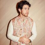 Nick Jonas Instagram - So nice being able to spend a few days by the beach to celebrate Diwali with my friends and family. Thank you @airbnb Styled by @stylebyami Designed by @sabyasachiofficial