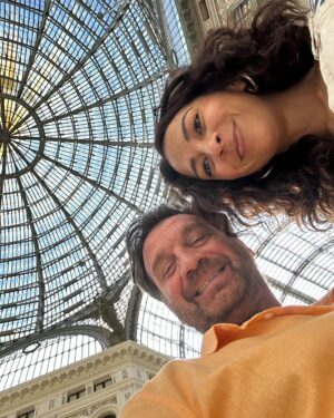 Nick Knowles Instagram - Little romantic getaway before filming starts for the new series - Naples turned out to have so much more to offer than we thought 
Happy lovely times with @katiedadziepri ❤️