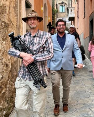 Nick Knowles Instagram - Back on the road again - Director Ben taking the lead - with the crew shooting more wonderful travel adventures coming to your telly boxes soon