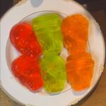 Nick Knowles Instagram - #jelly #rowntrees #dadlife #dadandson