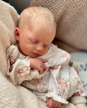 Nicki Shields Instagram - She’s arrived! Alyra (pron: a-lie-ra) Lily Sainthill. 7 lbs 3 oz. 🥰

We are beyond besotted. Her brothers seemingly adore her and haven’t poked an eye out (yet!). 

I can’t quite believe it. Am I really a mum of three ? 😳. It feels so surreal saying that out loud. I’m sure it was only yesterday we were getting married in Ibiza, partying without a care in the world! 

Having Alyra, the third (and final!) addition to the family makes it feel so complete and seeing the three kids together is just magical… I just need to work on my own magic now and grow an extra pair of hands… 

Huge thank you to all the doctors, nurses and midwives at Queen Charlottes Hospital. The treatment we’ve had from the moment I fell pregnant to leaving hospital with Alyra has been incredible throughout, especially the team who carried out my c-section and the nurses who cared for us after. 

Biggest thank you of all to my amazing husband @marksainthill, the calm voice throughout all the madness and juggling every thing behind the scenes. We couldn’t do it without you. 

Now - who’s got advice on bringing up a teenage girl? Given the circles I ran round my parents it’s probably best I start prepping now!!! 

#babygirl #newborn #AlyraLily #familyof5 #3under5 #family #queencharlottes #nhs