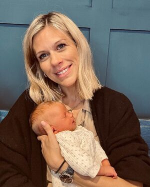 Nicki Shields Instagram - She’s arrived! Alyra (pron: a-lie-ra) Lily Sainthill. 7 lbs 3 oz. 🥰

We are beyond besotted. Her brothers seemingly adore her and haven’t poked an eye out (yet!). 

I can’t quite believe it. Am I really a mum of three ? 😳. It feels so surreal saying that out loud. I’m sure it was only yesterday we were getting married in Ibiza, partying without a care in the world! 

Having Alyra, the third (and final!) addition to the family makes it feel so complete and seeing the three kids together is just magical… I just need to work on my own magic now and grow an extra pair of hands… 

Huge thank you to all the doctors, nurses and midwives at Queen Charlottes Hospital. The treatment we’ve had from the moment I fell pregnant to leaving hospital with Alyra has been incredible throughout, especially the team who carried out my c-section and the nurses who cared for us after. 

Biggest thank you of all to my amazing husband @marksainthill, the calm voice throughout all the madness and juggling every thing behind the scenes. We couldn’t do it without you. 

Now - who’s got advice on bringing up a teenage girl? Given the circles I ran round my parents it’s probably best I start prepping now!!! 

#babygirl #newborn #AlyraLily #familyof5 #3under5 #family #queencharlottes #nhs