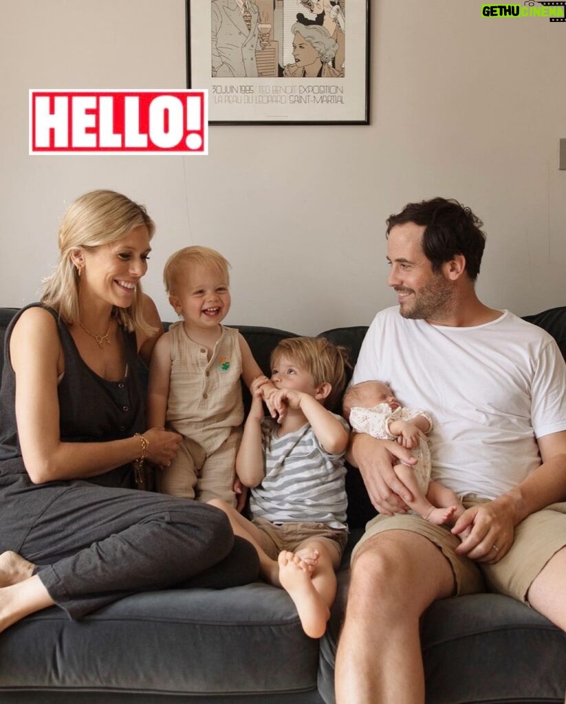 Nicki Shields Instagram - A sneak peak into this weeks HELLO mag! ❤️ Delighted to share some pics at home with the family. Pick up a copy for the full feature. A big thank you to the team at @hellomag for sharing our news of bumps and babies over the years of this mad old journey! Also thank you to @romybecker.photographer for capturing these special moments. I hope you like ❤️ #hellomag #family #AlyraLily #LandoLouie #ArthurBear #home #photoshoot #motorsportpresenter #tv #familylife