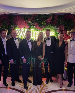 Nicki Shields Instagram - I went out out!👀 Last night was the @walpole_uk British Luxury Awards and wow, what a celebration of all things British and fabulous!! Thank you @astonmartin for giving me the perfect excuse to get my glam on and a night off from the hardest (but wouldn’t change it) job in the world 🥹💖

Only arrived an hour late this time.. that’s quite the improvement from last time. 

Thank you for making me feel special again…💖
Jumpsuit and feathers @nadinemerabi 
Bird bag @kurtgeiger 
Killer heels @terrydehavilland 

Congrats @walpole_uk and @moriartyevents 

#walpoleawards #britishluxury #jumpsuit #luxuryfashion #redcarpert #astonmartin #mumsout #kurtgeiger #terrydehavilland #nadinemerabi