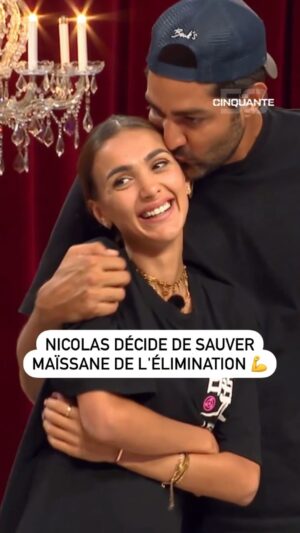 Nicolas Couteau Instagram - "Tout pour ma habiba" ❤️
En utilisant son joker, @nicolas_couteau permet à @maissane.agl d’échapper à l’élimination 🥳

⏰ #Les50, aujourd’hui à 19:50