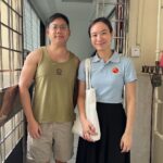 Nicole Seah Instagram - Due to the inclement weather, we had to shelve our plans for landed estate visits and found ourselves in Simei street 1 instead. One recurrent feedback that we received touched on seepage into the walls during periods of heavy rain, partially caused by wear and tear in the brick wall structure on the sides of the HDB flats. We also had the pleasure of speaking to a family who recently gained permanent residency after working here for many years. They invited us in and made us their rendition of teh tarik infused with crushed cardamom, which their neighbour, an elderly auntie next door loves and regularly drinks! The family celebrates Lunar New Year with their neighbours and their daughter D was enthusiastically telling us about her school excursion to Hortpark and practising for her grade 1 piano examination. The family agreed wholeheartedly with LO @pritamsingh76 ‘s suggestion in parliament calling for an English test in assessment for citizenship or permanent residency. It was a rainy morning and the team got drenched by the heavy rain during house visits, simply by standing along the corridors. But the warmth from residents who gave us water and even followed us down two floors to pass us an umbrella was touching and we had a good engagement. Simei, Singapore