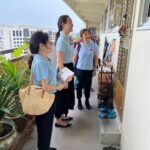 Nicole Seah Instagram - Due to the inclement weather, we had to shelve our plans for landed estate visits and found ourselves in Simei street 1 instead. One recurrent feedback that we received touched on seepage into the walls during periods of heavy rain, partially caused by wear and tear in the brick wall structure on the sides of the HDB flats. We also had the pleasure of speaking to a family who recently gained permanent residency after working here for many years. They invited us in and made us their rendition of teh tarik infused with crushed cardamom, which their neighbour, an elderly auntie next door loves and regularly drinks! The family celebrates Lunar New Year with their neighbours and their daughter D was enthusiastically telling us about her school excursion to Hortpark and practising for her grade 1 piano examination. The family agreed wholeheartedly with LO @pritamsingh76 ‘s suggestion in parliament calling for an English test in assessment for citizenship or permanent residency. It was a rainy morning and the team got drenched by the heavy rain during house visits, simply by standing along the corridors. But the warmth from residents who gave us water and even followed us down two floors to pass us an umbrella was touching and we had a good engagement. Simei, Singapore