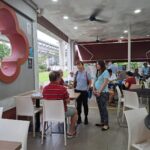 Nicole Seah Instagram - The cold and rainy weather did not dampen the spirits of our volunteers as everyone set forth to engage the residents at Simei Hola cafe and Bedok Corner this morning. Special thanks to our new young volunteers who live in East Coast GRC, as well as young couple volunteers Yuan Er and Jie Qiang, who joined us in spite of being pregnant in second trimester! It was a cold day but our hearts were warmed. Stay dry and safe everyone.