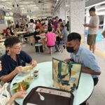 Nicole Seah Instagram - Visited the Bedok Block 216 Hawker Centre hawker centre with @fooseckguan.sg this morning. It was nice to say hello to warm familiar faces, for the young and the “young at heart” residents. The hawker centre welcomed back many residents after a three-month renovation, and it was great to see the same snaking queues for stalls which have been around for decades. The redevelopment and rebuilding of hawker centres are funded by the government when the time is due. Repair and redecoration works of hawker centres may be borne fully by NEA or the town council. It was a puzzling claim when we heard that the MPs fund the reparation of hawker centres from their own coffers, and the resident whom this was communicated to was similarly befuddled. Separately, I spoke to a blue collared worker who worked in a local franchise nearby and she teared up as she recounted an abusive supervisor who used the mop to vent his anger and was verbally abusive towards staff who were low wage workers and could not afford to resign. This individual was fortunate enough to leave the company and found another shift job. Mindful that there are always two sides to a story, I told her that we would be happy to help her file a written appeal to MOM as she was illiterate. She declined and said that she was afraid of the potential consequences as she finds it difficult to land gainful employment. I was not able to ascertain at that stage if the anecdote could be substantiated further. However it was a sombre reflection regardless that low wage workers continue to be on the receiving end of a power imbalance in our workforce, and there needs to be more rights and safeguards in place to ensure their personal safety and dignity in the workplace. Blk 216 Bedok Hawker Centre