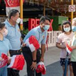 Nicole Seah Instagram - The Workers’ Party East Coast GRC team, including @fooseckguan.sg and @abdulshariff.sg , was out and about on this sunny National Day at the various markets and locations in EC - 58, 85, 216, 16, Bedok Interchange and Simei. East Coast GRC residents were cheered by patriotic and celebratory vibes as flags were distributed to stallholders, children and the elderly. We wish all Singaporeans and Singapore residents a very happy National Day, and the most-exchanged goodwill greeting of the day - May you be happy and healthy always!