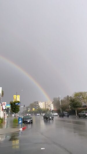 Nicole Stuart Instagram - Rainbow Symbolism... #saturday 🌈🌈🌈Its not like you see these everyday and when I do it’s always such a good feeling!! I love looking for symbolism and meaning in things especially when I see magical rainbows 🌈🌈What is the meaning of a Rainbow?  Rainbows speak directly to our heart and soul, filling us with awe and energies of liquid love pouring all around us. Rainbows bring the promise that the troubles of today will surely come to pass, hold strong in your faith and vision and the rainbow will bring fresh beginnings, and new prosperity. 

Rainbow... A symbol of Magical Blessings

The Rainbow is also an extraordinary symbol of following our hearts desire and purpose... to get to the end of the Rainbow is a symbol for the celebration of that fulfillment. 

The end of the Rainbow signifies a pot of gold and the magic that surrounds your dreams coming true, and the end of the rainbow is the enchanted magical land of leprechauns.