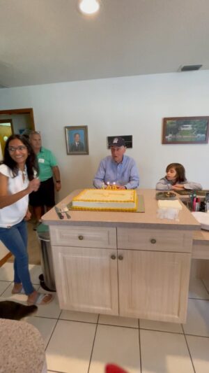 Nicole Stuart Instagram - Happy #100th #Birthday to Art Miller and the Miller family for having this wonderful birthday party for their dad who turned 100 today!!! What an inspiration to life and good living!!! God Bless so grateful to be here and being a part of this joyous celebration!! @cbull44 @jeannemarquez9  @pattylynn56