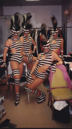 Nicole Stuart Instagram - #tbt that time where I got to dress like a zebra and dance in and out of boxes in the one Vegas show I danced in #bottomsup ♥️In the whirlwind of growing up in Las Vegas, amidst the glitz and glamour, I found myself thrust into an exhilarating dance experience like no other. With only two weeks to spare, fate had chosen me to step into the spotlight and replace a dancer in the show.  The pressure was intense, but I embraced the challenge with unwavering determination.
As the days flew by, I immersed myself in countless hours of rehearsals, pushing my body and mind to the limits. Every step, every twirl, and every leap became ingrained in my muscles and etched into my memory. Not to mention the bruises I had all over my legs from climbing in and out of the boxes. 
I discovered a resilience within me that I never knew existed, rising to the occasion and surpassing my own expectations.

Dancing in my only Las Vegas show taught me the value of seizing opportunities and embracing the unknown. It illuminated the importance of adaptability and resilience in the face of challenges. I learned that passion and dedication can overcome any obstacle, empowering me to conquer my doubts and fears.

I had transformed from a newcomer with two weeks to learn a show into a seasoned performer, forever marked by the magic of Las Vegas and the power of dance. ⁣
.⁣
.⁣
.⁣
.⁣
.⁣
#ballet #balletdancer #choreography #dancelife #dancer #dancerlife #dancerofinstagram #dancers #dancerslife #dancersofig #dancersofinstagram #dancersworld #dancing #instadance #instadancer #lasvegasstrip #vegas #vegasbaby #vegasbound #vegasfun #vegaslife #vegaslocal #vegasnightlife #vegasnights #vegasparty #vegasready #vegasstrip #vegasstrong