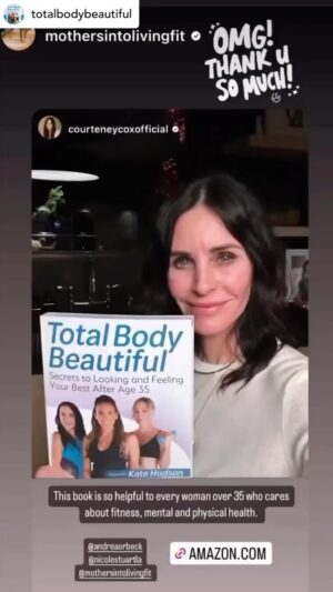 Nicole Stuart Instagram - #repost @totalbodybeautiful this is really cool we wrote a book over Covid to help women and it’s beyond my wildest imagination how far we’ve come ~  Thank you so much @courteneycoxofficial for recommending @totalbodybeautiful to women! We are so proud of the work we did on this book and love sharing our tips and information with women like yourself and to women all over the world who need to know they aren’t alone when it comes to mental well-being, menopause and aging!  @andreaorbeck @mothersintolivingfit @nicolestuartla ⁣
.⁣
.⁣
.⁣
.⁣
.⁣
#boostmetabolism #burncalories #diethelp #energy #fatburningfoods #fatloss #healing #healthymind #hormones #improvebloodcirculation #meditation #mentalhealth #metabolism #metabolismbooster #metabolismrecovery #nutritionhelp #nutritiontip #pcos #personaltrainer #podcasting #spa #stayhealthy #superfoods #sweat #tealover #thanksgiving #weightlossjourney #weightlossjourney2020 #womenshealth