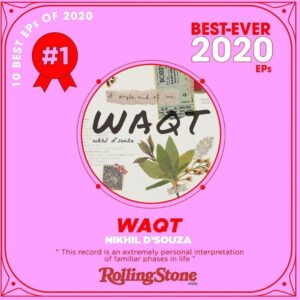 Nikhil D'Souza Instagram - Next up, 2021. So glad to have ended the year with @rollingstonein rating WaQt as #1 Indian EP of 2020. ❤️ to @nirmika @dave_arrows @anuragtagat for making it happen. 
And of course, the entire WaQt team especially my manager @thelostmallu 
NEWSFLASH!: I’ve got something incredibly special for you in the first week of Jan. Will reveal details when you guys have recovered from your hangovers on Jan 1st. 😃
Have a lovely End of Year. 🥂 

📸: @babakomdev / Assisted by @shailynandu