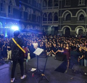 Nikhil D'Souza Instagram - Since you guys @istoriaxic_2023 are future PR stars, I’ll let you caption this 1st photo. Best caption gets featured on my story tomorrow. 

📸: @sagar_kambli_photography 

Special thanks to @hrishiiravi for making our stage lighting so beautiful.