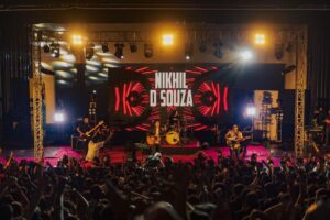 Nikhil D'Souza Instagram - What a wonderful night @techniche_iitguwahati .. You guys were on 🔥 
- - - 

Photos 1-4 and 7 courtesy of @priyangshu_sv @alchemypixels /
Photos 5 and 6 taken by our very own @bevenf (keys) and @ox7gen (drums) respectively