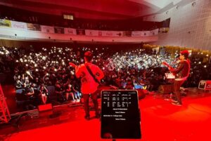 Nikhil D'Souza Instagram - What a wonderful night @techniche_iitguwahati .. You guys were on 🔥 
- - - 

Photos 1-4 and 7 courtesy of @priyangshu_sv @alchemypixels /
Photos 5 and 6 taken by our very own @bevenf (keys) and @ox7gen (drums) respectively