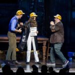 Nina Dobrev Instagram - MY. BROADWAY. DEBUT. 😂 @gutenbergbway - truly the BEST musical ever (and not because i was in .000002 seconds of it) ♥️ you @joshgad‼️ you & @andrewrannells SMASH. The duo of my dreams. #EatingDreams