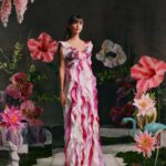 Nina Dobrev Instagram - Blossoming in The Rodarte Spring / Summer 2024 Portrait Series by @kateandlauramulleavy 💗 @rodarte Thank you Kate & Laura for including me in your magic 😘