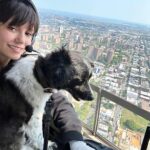 Nina Dobrev Instagram - My baby’s first 🚁 @mrs.maverick 🥹 New York City