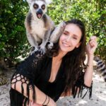 Nina Dobrev Instagram - officially an unofficial certified lemur masseuse ✅