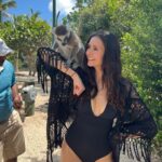 Nina Dobrev Instagram - officially an unofficial certified lemur masseuse ✅