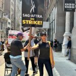 Nina Dobrev Instagram - We’re not gonna take it anymore #SAGAFTRAstrong 💪🏼 New York City