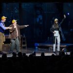 Nina Dobrev Instagram - MY. BROADWAY. DEBUT. 😂 @gutenbergbway - truly the BEST musical ever (and not because i was in .000002 seconds of it) ♥️ you @joshgad‼️ you & @andrewrannells SMASH. The duo of my dreams. #EatingDreams