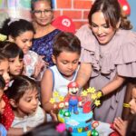 Nisha Rawal Instagram - ♥️ And he said he wanted to meet SUPER MARIO for his 6th birthday, so we made it happen! Happy Birthday my Littloo ♥️ . . . . . . . . A memorable birthday party and all the following wonderful people are to thank: 🍄 This cute venue | @jumbletumblekids  🍄The lovely MARIO theme decor | @scribbleandpop_events 🍄Super Yummy cake | DCAKECREATIONS @dcakecreations 🍄Moments captured by | @prathameshbhosale09 & Kaustubh 🍄My most favourite brand for toys & stationary as return gifts | @scoobiesstores 🍄My most favourite books as return gifts | @t4tales  🍄The lovely tatoo artiste | @its_priiya 🍄Yummy Candy Floss | @cottoncandycasa 🍄My best team ever without whom this would never have been possible | @filmynarulaentertainment - a huge shout out to each one of u - Harmaan, Anupama, Harsha, Aashi 🤗 To all the friends who made it, a big thank you for all the love and blessings for my Littloo! To all who couldn’t make it, your presence was dearly missed! . . . . . . . . . . . . . . . . . . . . . #HappyBirthdayKavish #KavishMehraturns6 Head to my stories for more fun from the party! Jumble Tumble