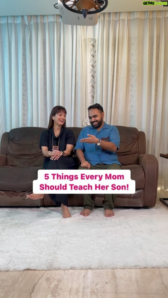 Nisha Rawal Instagram - Raise a GREEN FLAG!💚 Watch The Male Feminist ft. @missnisharawal exclusively on our YouTube channel! #NishaRawal #Sons #Motherandson #Greenflags #TheMaleFeminist #Hauterrfly